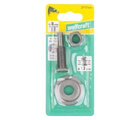 1 mandril para un agujero de 13 mm, vástago 8 mm