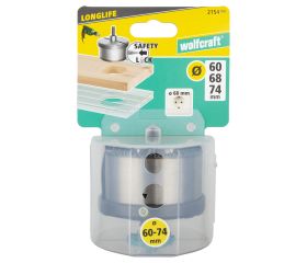 1 juego de 3 piezas de supersierras de corona Ø 60, 68, 74 mm