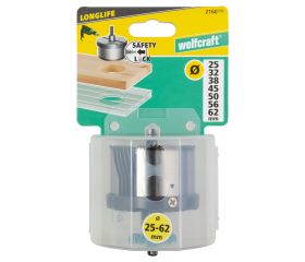 1 sierra de corona standard de Ø 25, 32, 38, 45, 50, 56, 62 mm