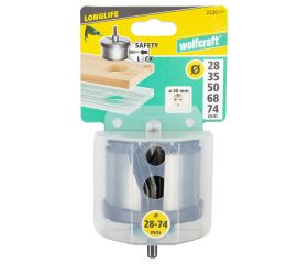 1 juego de sierras de corona profesionales Ø 28, 35, 50, 68, 75 mm