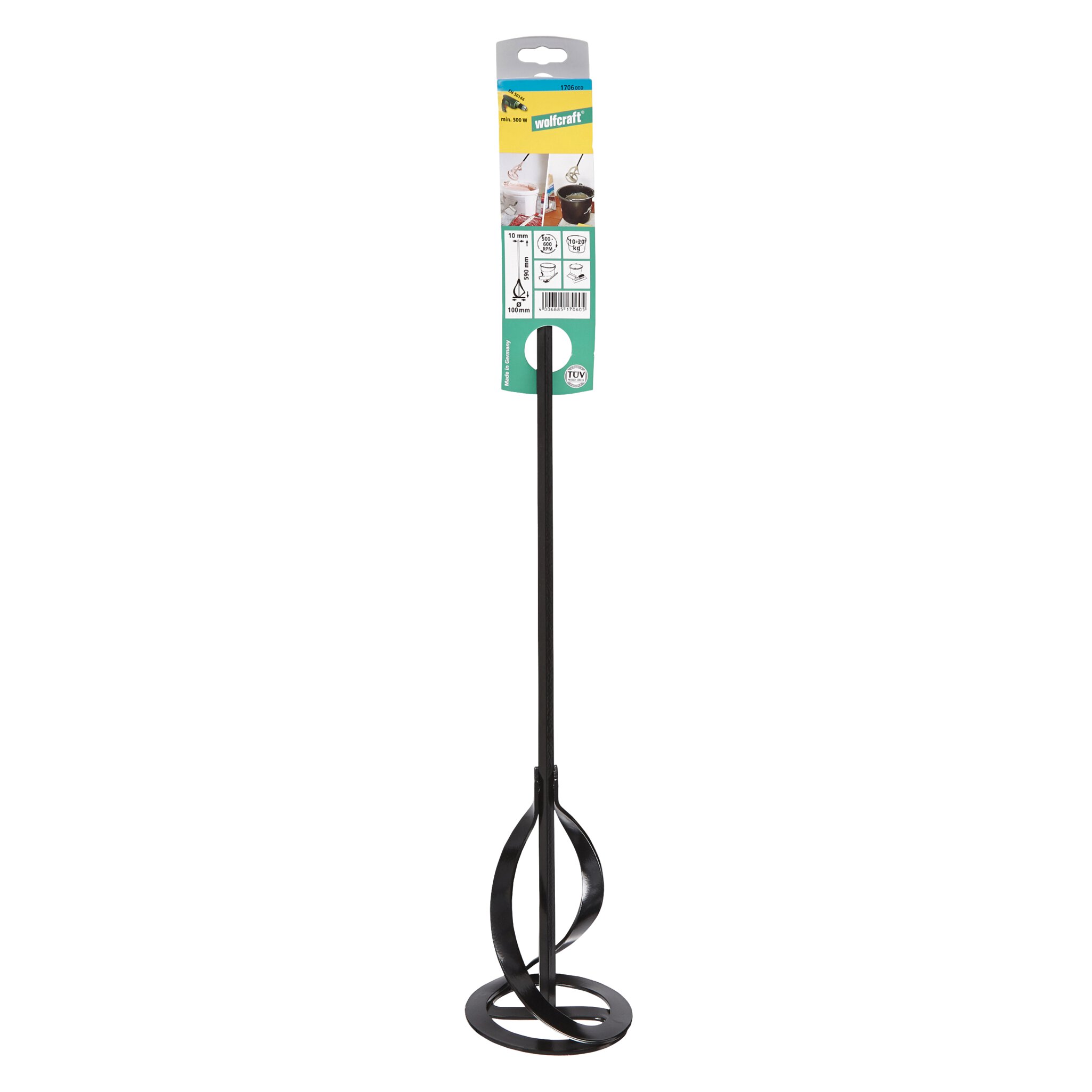 1 mezclador para pintura y mortero Ø 100 x 600 mm