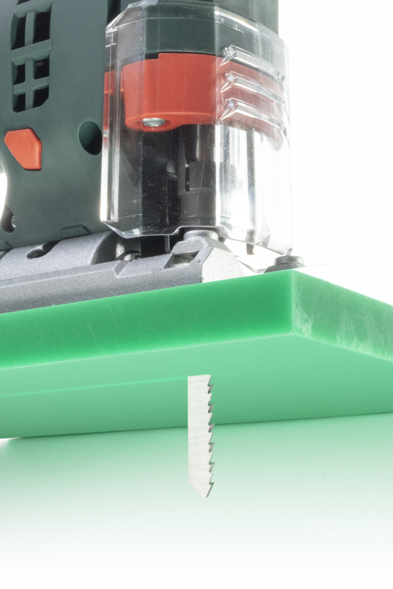 Hojas de sierra de calar HCS, vástago en U, madera y plástico, corte limpio