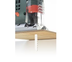 Hojas de sierra de calar HCS, vástago en U, madera y plástico, corte limpio