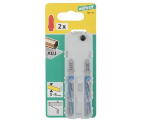 2 hojas de sierra de calar HSS L=75 mm, vástago en T