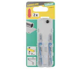 2 hojas de sierra de calar HSS L=75 mm, vástago en T