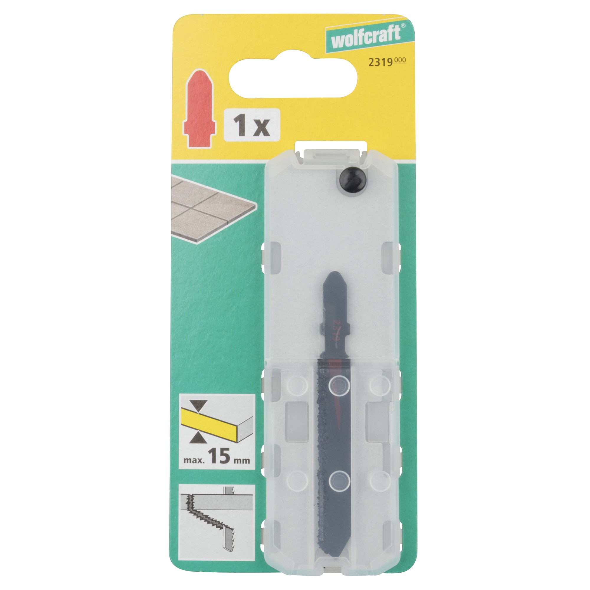 1 hoja de sierra de calar CT L=76 mm, vástago en T