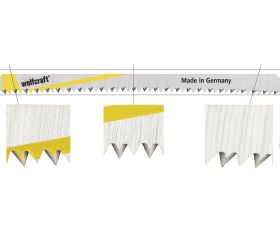 Hojas de sierra de calar HCS, vástago en T, madera, encimera de cocina, corte limpio