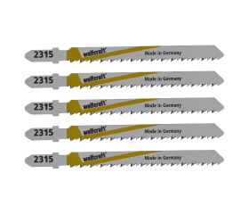 5 hojas de sierra de calar HSS L=100 mm, vástago en T