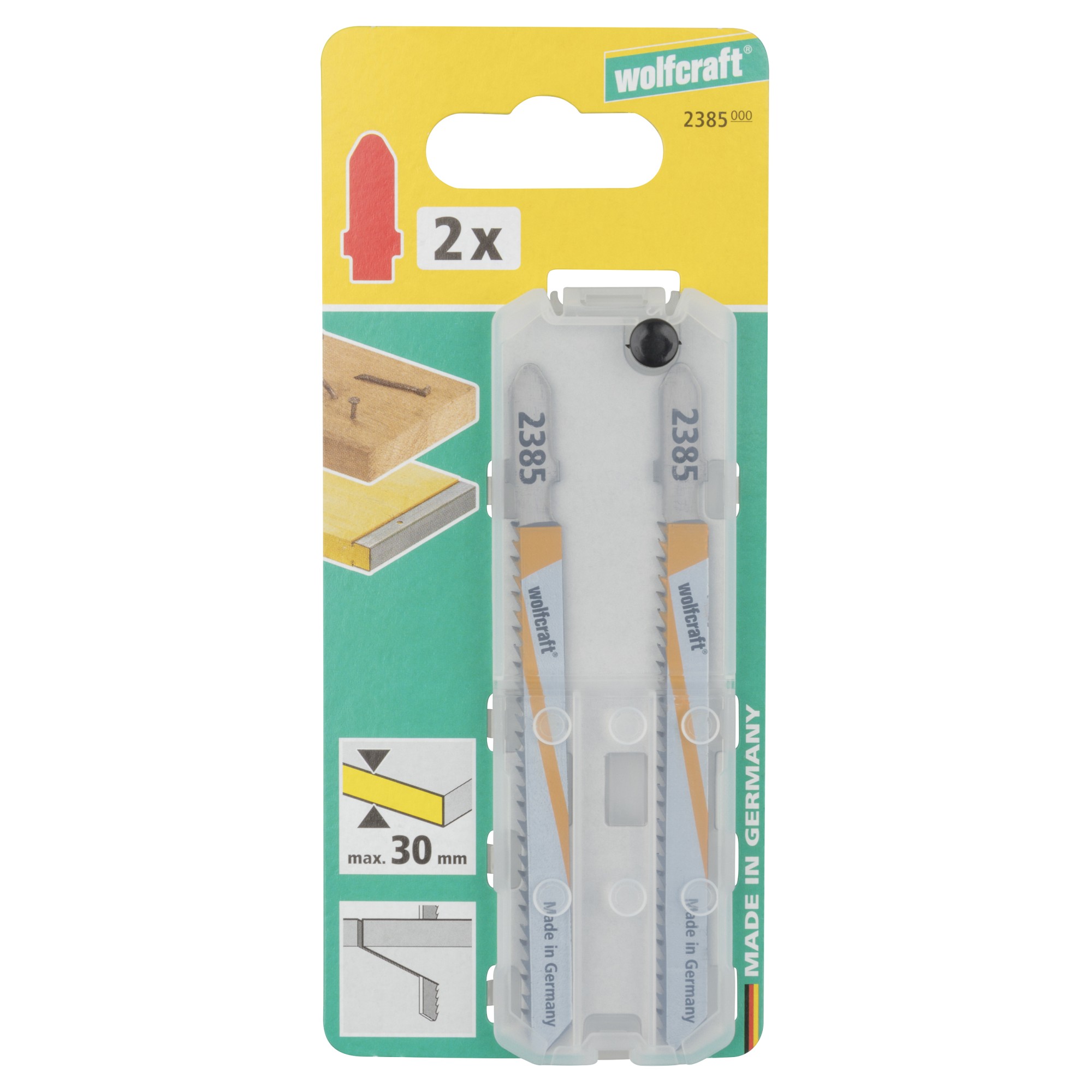 2 hojas de sierra de calar BiM L=100 mm, vástago en T