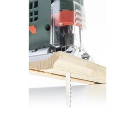 Hojas de sierra de calar BiM, vástago en T, madera con clavo, corte limpio