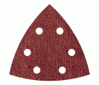 5 hojas abrasivas adhesivas Corindón, grano 240 Delta 95 mm