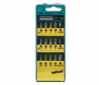 Caja de puntas ranura/estrella (PH/PZ) / TORX® (T), 16 piezas