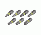 Set de puntas, TORX® (T 10–40), 7 piezas