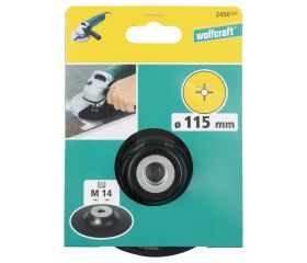 1 plato abrasivo WS con tuerca M14, Ø 115 mm