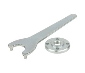 Juego de llave de brida para amoladora angular, recta, 2 piezas