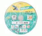 5 discos de lijar de fibra WS, grano 60 Ø 115 mm