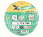 5 discos de lijar de fibra WS, grano 40 Ø 125 mm