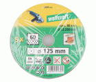 5 discos de lijar de fibra WS, grano 60 Ø 125 mm
