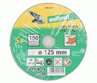 5 discos de lijar de fibra WS, grano 100 Ø 125 mm