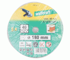 5 discos de lijar de fibra WS, grano 40 Ø 180 mm