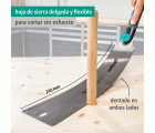 1 sierra japonesa de doble dentado de 240 mm