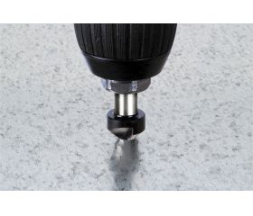 Avellanador cónico HSS, vástago redondo