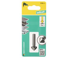 1 avellanador HSS, vástago 8 mm, ø 16 mm