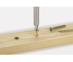 Juego de atornillado para madera, 10 piezas