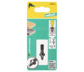 1 avellanador WS, vástago hexagonal, Ø 12 mm