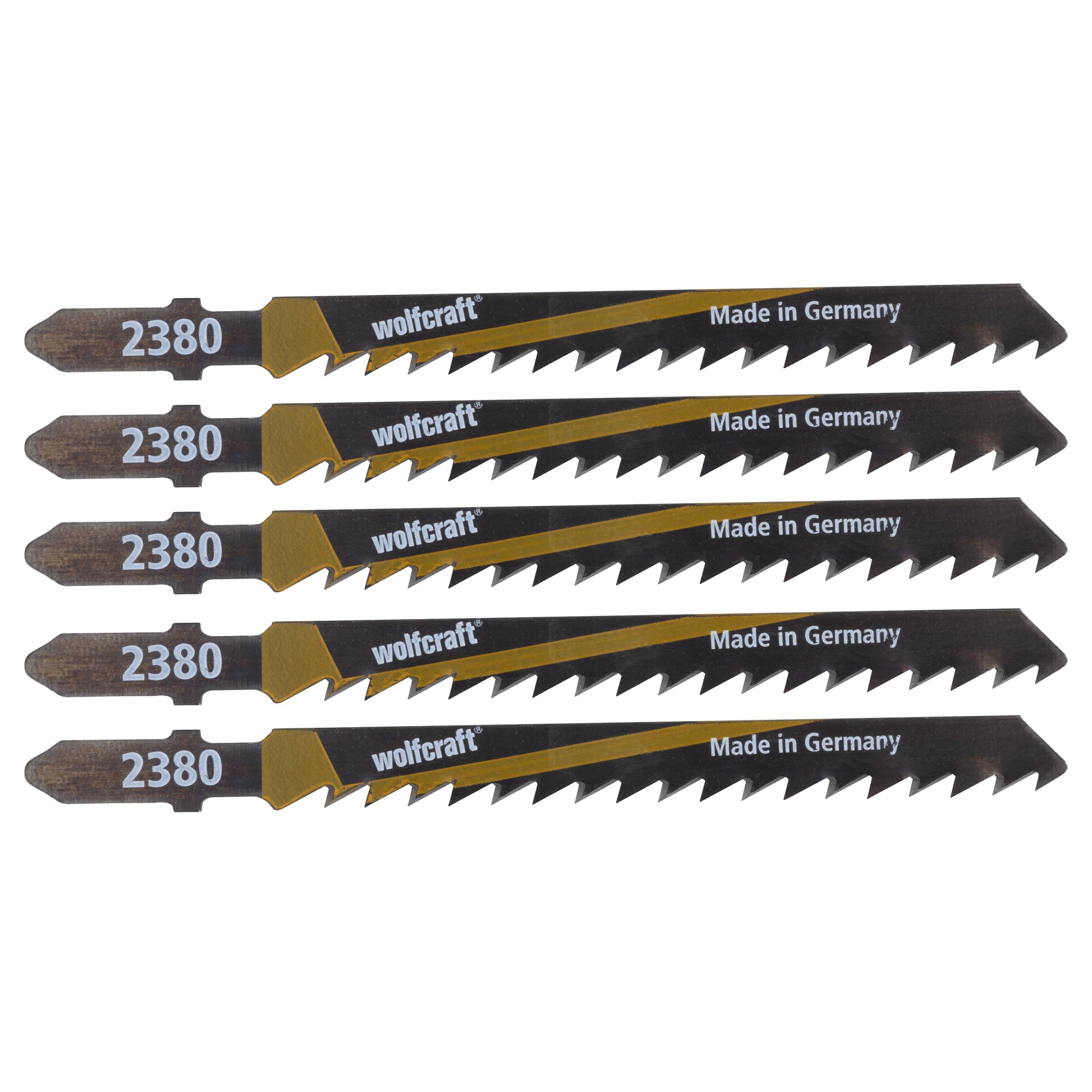 5 hojas de sierra de calar HCS L=100 mm, vástago en T