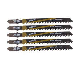 5 hojas de sierra de calar HCS L=100 mm, vástago en T