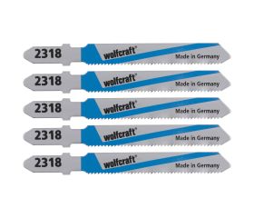 5 hojas de sierra de calar HSS L=75 mm, vástago en T