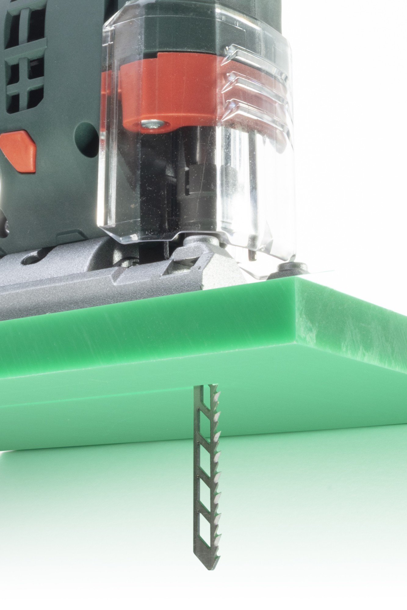 Hojas de sierra de calar HCS, vástago en T, madera y plástico, corte limpio y recto