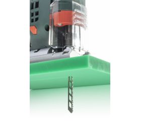 Hojas de sierra de calar HCS, vástago en T, madera y plástico, corte limpio y recto