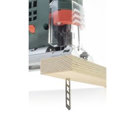 Hojas de sierra de calar HCS, vástago en T, madera y plástico, corte limpio y recto