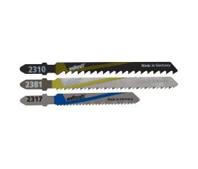 Kit de primeros pasos con 3 hojas para sierra de calar, vástago en T