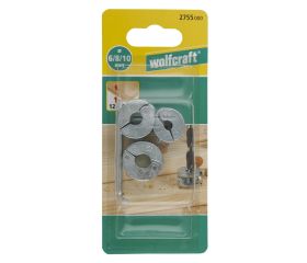 1 juego de topes de profundidad universales de 3 pzas. Ø 6, 8, 10 mm