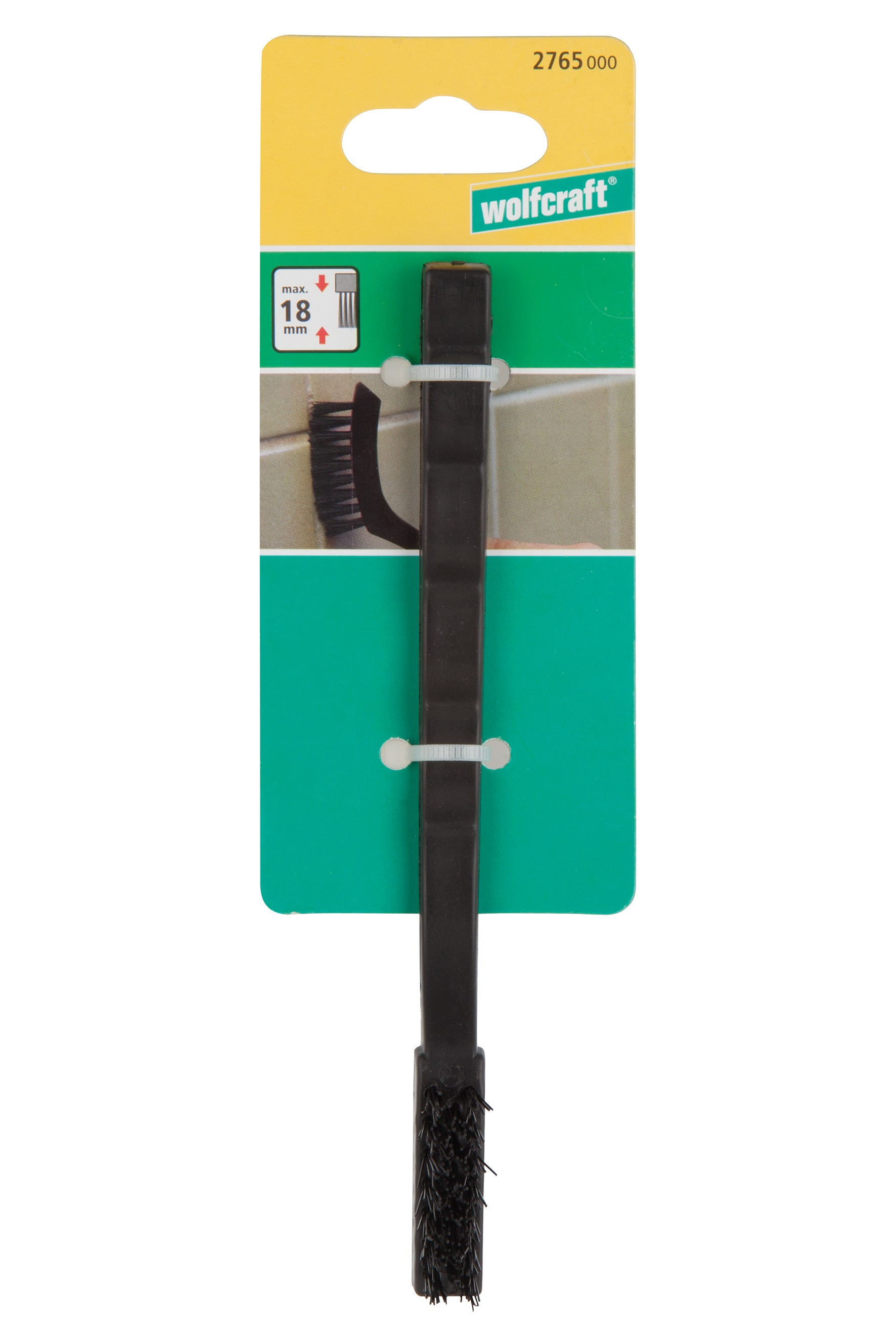 1 cepillo para juntas de alambre de nylon de 180 mm