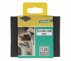 1 esponja de lijar para contorno de grano 120; 100 x 90 x 25 mm
