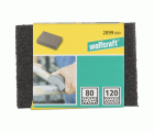 1 esponja de lijar SiC grano 80, 120; 100 x 67 x 25 mm