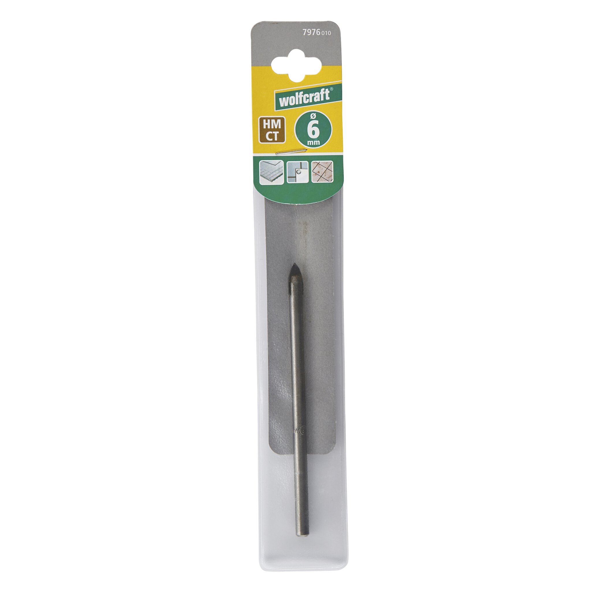 1 broca para cristal y azulejos CT Ø 6 mm