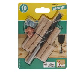 1 juego de espigas de 25 piezas, 10 mm de diámetro