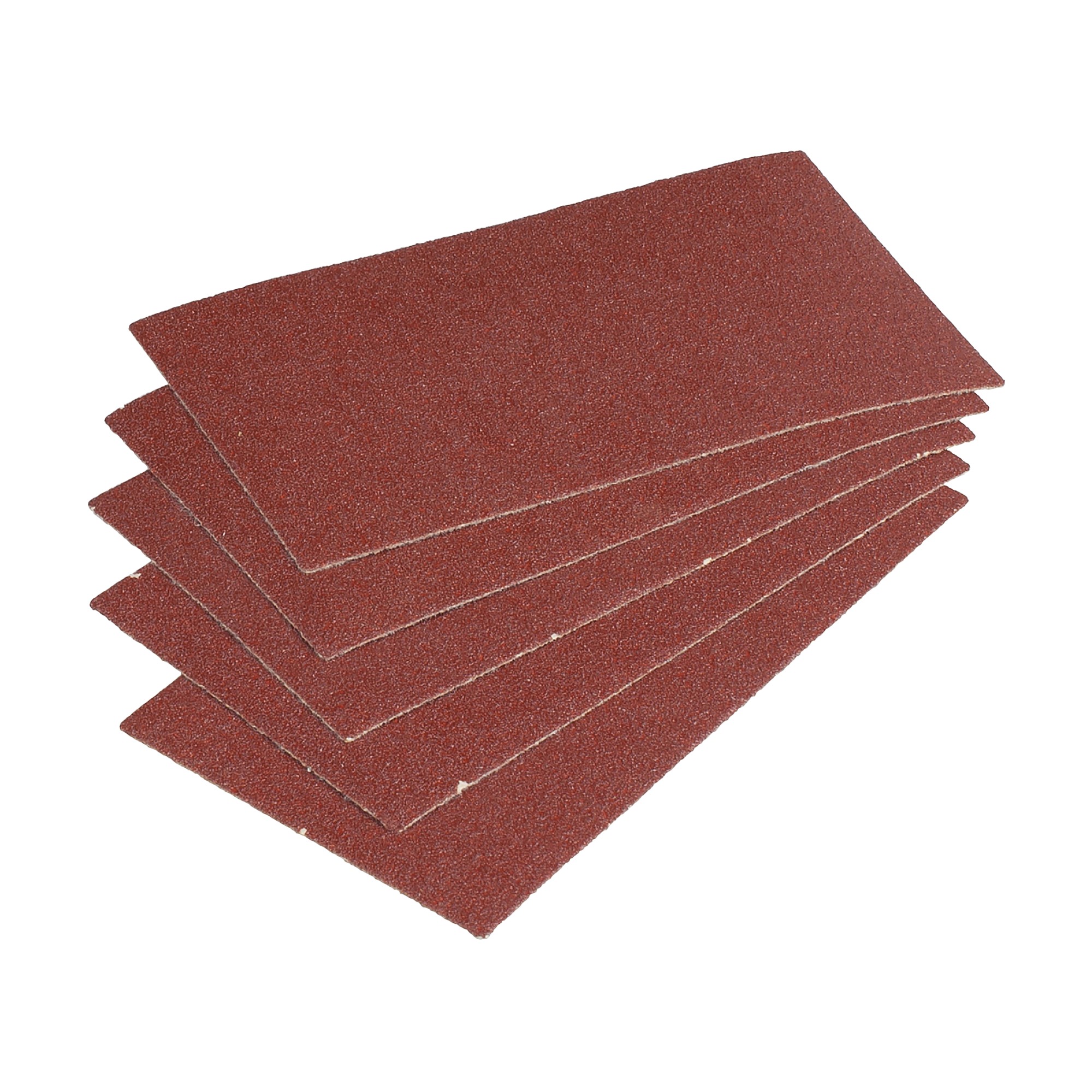 5 hojas de lijar adhesivas Corindón de grano 80 de 70 x 125 mm