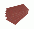 5 hojas de lijar adhesivas Corindón de grano 80 de 70 x 125 mm