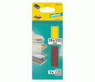 5 hojas de lijar adhesivas Corindón de grano 120 de 70 x 125 mm