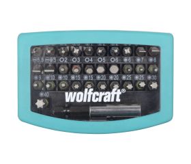 Caja de puntas, ranura / estrella (PH/PZ) / TORX® (T) / hexágono interior, 32 piezas