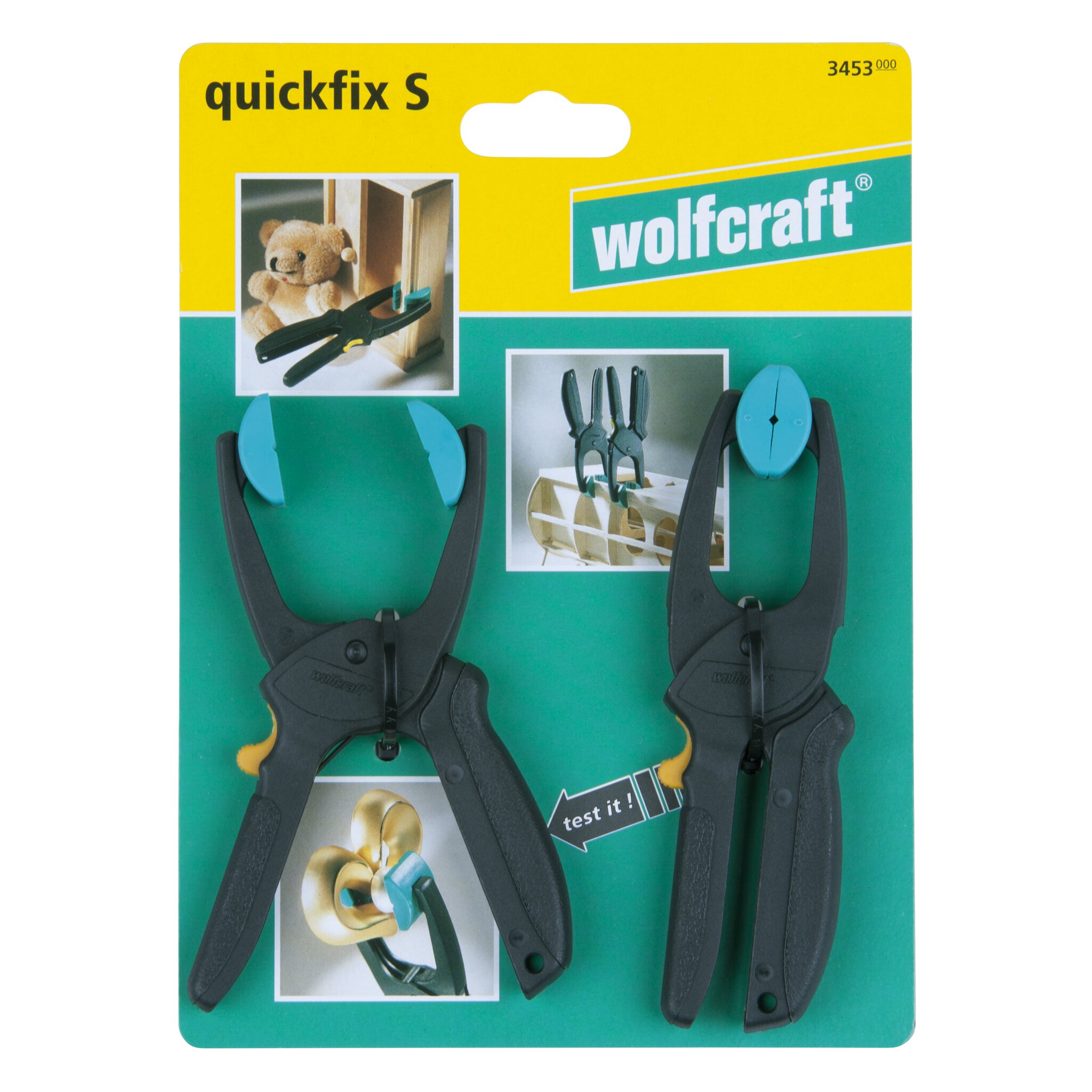 2 mini-pinzas de sujeción rápida quickfix S