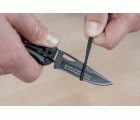 1 navaja plegable con cuchilla de filo liso de 70 mm