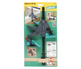 1 sargento de barrilete para mesa de trabajo PRO 65-150-W