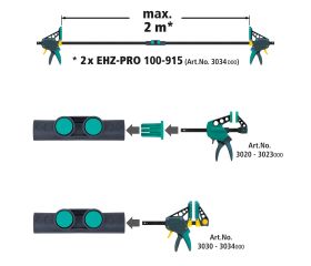 Adaptador para sargentos monomanuales Connector PRO L/EASY